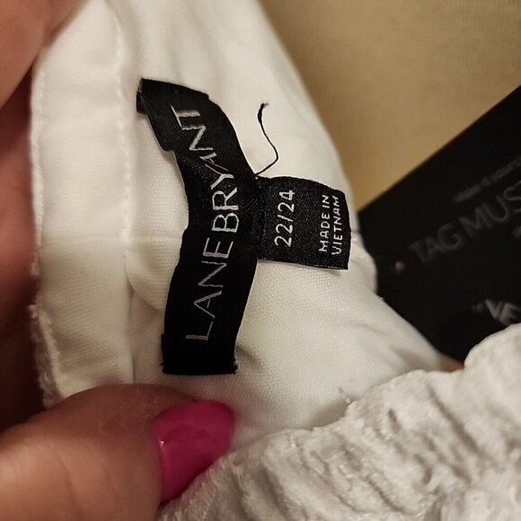 Lane Bryant off shoulder white dress 22 24 NWT - Picture 6 of 7